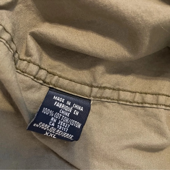 VTG Marithe Francois Girbaud Button Up Shirt Cotton Green Men’s XXL - Picture 7 of 7